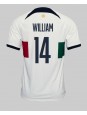 Portugalsko William Carvalho #14 Venkovní Dres MS 2022 Krátký Rukáv